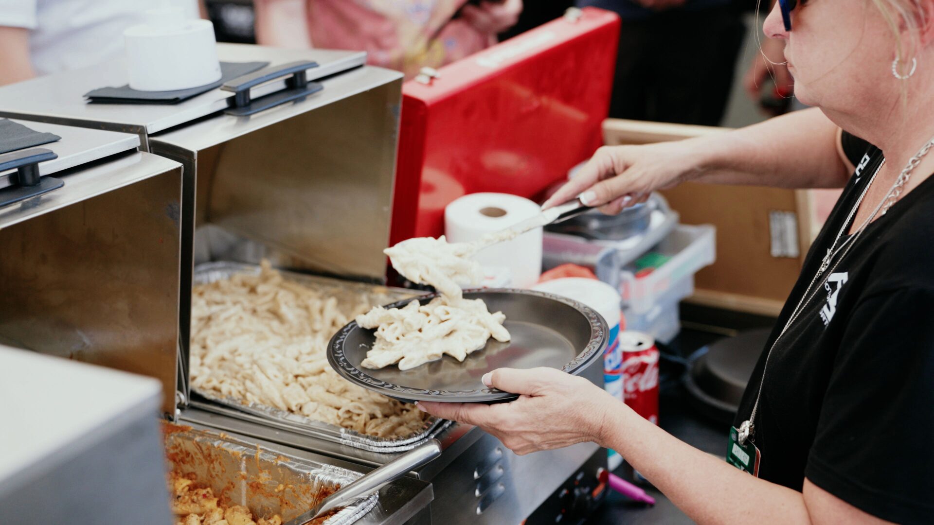 Chef-prepared meal service for AB Motorsports Pit Side guests