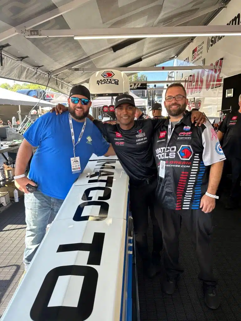 Pit Side Experience guest with AB Motorsports race-day access